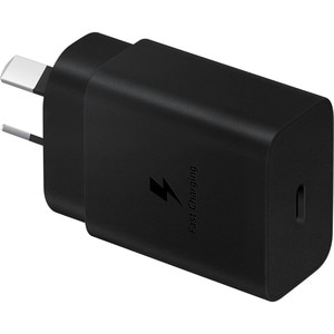 Samsung Wall Charger for Fast Charging (15W) - 15 W - 120 V AC, 230 V AC Input - 9 V DC, 5 V DC Output - 1.67 A - Black