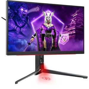 AOC AGON PRO AG274QG 27" Class WQHD Gaming LCD Monitor - 16:9 - Black, Red - 27" Viewable - In-plane Switching (IPS) Techn