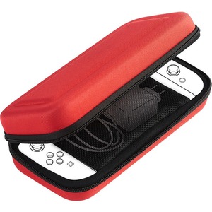 NACON Carrying Case Rugged (Pouch) Gaming Console - Red - Damage Resistant, Scratch Resistant - Ethylene Vinyl Acetate (EV