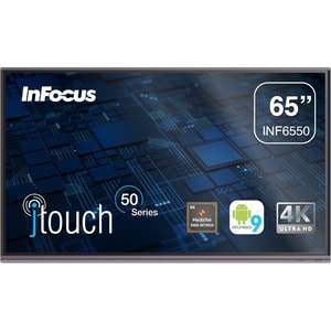 InFocus JTouch INF6550 Collaboration Display - 65" LCD - ARM Cortex A73 1.80 GHz - 4 GB - Infrared (IrDA) - Touchscreen - 