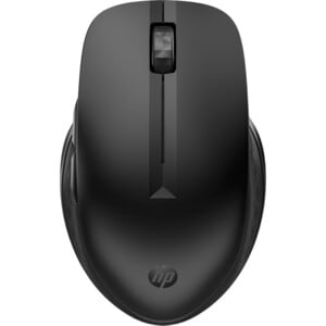 HP 435 Mouse - Bluetooth/Radio Frequency - USB Type A - 5 Button(s) - 4 Programmable Button(s) - Black - 1 - Wireless - 2.