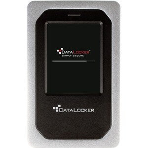 DataLocker Tragbar Festplatte - Extern - 2 TB - TAA-konform - DataLocker DL4 FE 2TB Encrypted USB-C / -A Hard Drive, Hardw