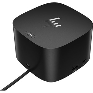 Station d'accueil HP Thunderbolt 4J0A2AA Thunderbolt 4, USB Type C pour Notebook - 120 W - Noir - 4 Écrans supportées - 4K