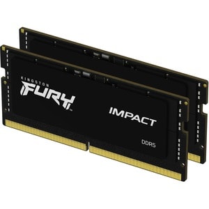 Kingston FURY Impact 64GB (2 x 32GB) DDR5 SDRAM Memory Kit - For Gaming Notebook - 64 GB (2 x 32GB) - DDR5-4800/PC5-38400 