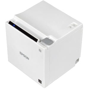 HP TM-m30II Desktop Direct Thermal Printer - Monochrome - Receipt Print - Fast Ethernet - USB - USB Host - With Cutter - 250 mm/s Mono - 203 dpi - 79.50 mm Label WidthAutomatic Cutting - For PC, Android, iOS