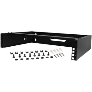 StarTech.com Staffa Rack 19" 2U - Profondità 35 cm - Supporto Rack 19" 2U per Patch Panel, Dispositivi IT/AV e Switch; Por