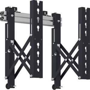AG Neovo VWM-02 Wall Mount for Flat Panel Display - Black, Silver - 1 Display(s) Supported - 165.1 cm (65") Screen Support