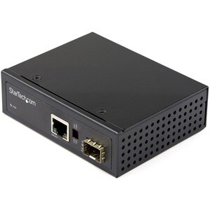 StarTech.com Transceiver/Media Converter - 1 Port(s) - 1 x Network (RJ-45) - Optical Fiber, Twisted Pair - Multi-mode, Sin
