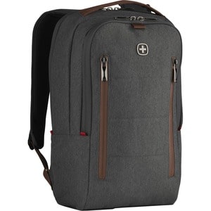 Wenger CityUpgrade Carrying Case (Backpack) for 16" Notebook - Alloy - Water Resistant - Polyester Body - Shoulder Strap, 