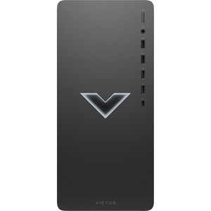 HP Victus TG02-0003la Gaming Desktop Computer - AMD Ryzen 5 5600G - 8 GB - Tower - Mica Silver - AMD B550A Chip - NVIDIA G