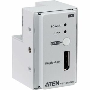 ATEN VE1901AEUT Video Extender Transmitter - Wired - 1 Input Device - 70 m Range - 1 x Network (RJ-45) - 1 x USB - Display