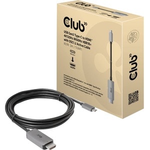 Club 3D HDMI/USB-C Audio/Video/Data Transfer Cable - 9.84 ft HDMI/USB-C Audio/Video/Data Transfer Cable for TV, PC, Audio/