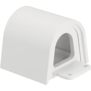 Hanwha Techwin Mounting Adapter for Network Camera - White - Aluminum, Polycarbonate