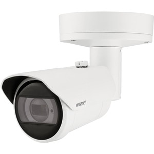 Wisenet XNO-C7083R 4 Megapixel Network Camera - Color - Bullet - White - 131.23 ft Infrared Night Vision - H.265, H.264, M