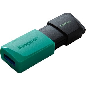 Kingston DataTraveler Exodia M DTXM 256 GB USB 3.2 (Gen 1) Type A Flash Drive - Black, Teal - 1 Pack