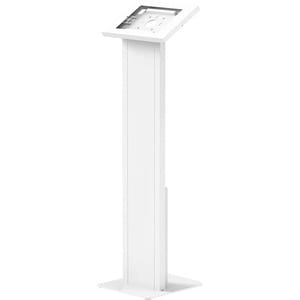 Neomounts Tablet PC Stand - Up to 27.9 cm (11") Screen Support - 113 cm Height x 34.3 cm Width - Floor - Steel - White
