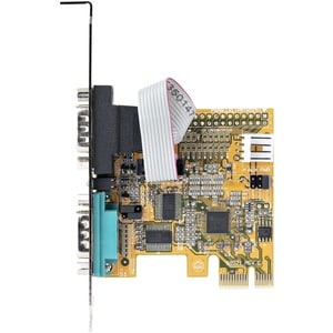 StarTech.com 21050-PC-SERIAL-CARD, PCIe, Seriell, Full-height / Low-profile, PCI 2.0, RS-232, Gelb