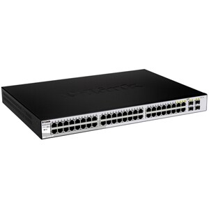 D-Link DGS-1210-48 48 Anschlüsse Verwaltbar Ethernet-Switch - Gigabit-Ethernet - 10/100/1000Base-T - 2 Unterstützte Netzwe