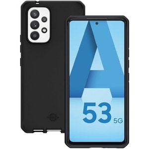 Coque MOBILIS SPECTRUM Durci - pour Samsung Galaxy A53 5G Smartphone - Noir - Lisse, Solide - Résistant aux Bactéries, Rés