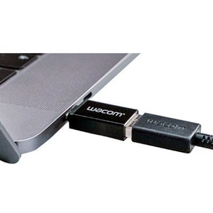 Wacom Datentransferadapter - 1 x USB Type C Male - Schwarz