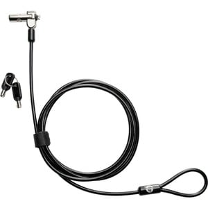 HP Essential Kabelschloss Für Notebook - 1,83 m Kabel - 4 Ziffern - Kombinationsschloss - Vinyl, Feuerverzinkter Stahl - f