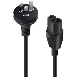 Alogic Standard Power Cord - 5 m - Australia - For Computer, Server - AUS Plug / IEC 60320 C15 - Black