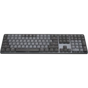 Logitech Master Keyboard - Wireless Connectivity - USB Interface - English (UK) - QWERTY Layout - Graphite - Mechanical/MX