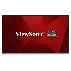 ViewSonic CDE6512 65" 4K UHD Commercial Display with VESP, Wireless Screen Sharing, USB Wi-Fi Capabilities, RJ45, HDMI, US