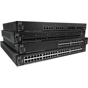 Cisco 550X SG550X-24MPP 24 Portas Gerenciável Comutador de camada 3 - Gigabit Ethernet, Ethernet de 10 Gigabit - 10GBase-X