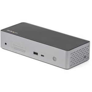 StarTech.com Docking Station USB-C - Quad Monitor DisplayPort/HDMI 4K 60Hz - Dock USB-C Multi HDMI/DP, PD 100W, Hub USB, L