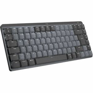 Logitech MX Mechanical Mini Teclado - Sem fios Conectividade - USB Interface - Inglês (EUA) - QWERTY Layout - Grafite - Me