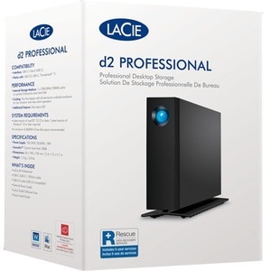 LaCie d2 Professional STHA20000800 20 TB Desktop Hard Drive - 3.5" External - SATA (SATA/600) - USB 3.1 Type C - 7200rpm -