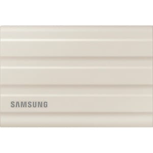 Samsung T7 MU-PE1T0K/WW 1 TB Portable Rugged Solid State Drive - External - Moonrock Beige - Desktop PC, MAC Device Suppor