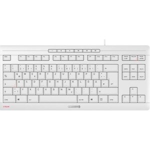 CHERRY STREAM Tastatur - Kabel Konnektivität - USB Typ-A Schnittstelle - Englisch (US) - QWERTY Layout - Pale Gray - SX Ke