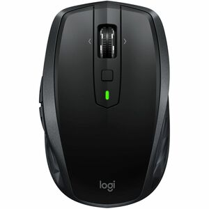 Logitech MX Anywhere 2S 鼠标 - 蓝牙 - USB - 暗视野 - 7 按钮 - 无线 - 10 m - 可充电 - 4000 dpi - 倾斜轮