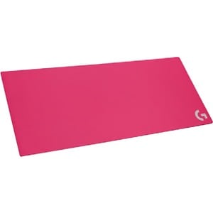 Logitech G G840 XL Gaming Mouse Pad - Surface Texture - 15.75" Height x 35.43" Width - Pink - Rubber, Cloth - Extra Large