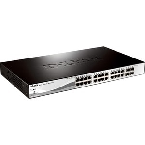 Commutateur Ethernet D-Link DGS-1210 DGS-1210-28P 24 Ports Gérable - Gigabit Ethernet - 10/100/1000Base-T - 3 Couche suppo