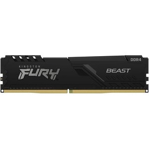 Kingston FURY Beast RAM Module - 8 GB (1 x 8GB) - DDR4-3200/PC4-25600 DDR4 SDRAM - 3200 MHz - CL16 - 1.35 V - 288-pin - DIMM
