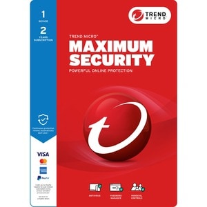 Trend Micro Maximum Security Add-on - Subscription - 1 Device - 2 Year - Licence Card - PC, Mac, Handheld