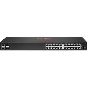HPE CX 6000 24 Ports Manageable Ethernet Switch - Gigabit Ethernet - 10/100/1000Base-T, 100/1000Base-X - 3 Layer Supported