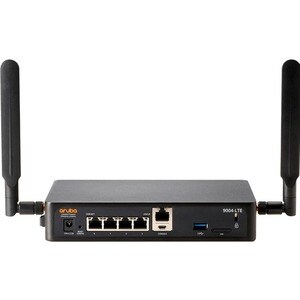 HPE Aruba Networking 9004 (US) 4-Port 10/100/1000BASE-T LTE 2K Clients - 32 APs Branch Gateway