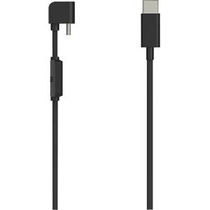 180 Degree Adhesive USB-C to USB-C Charging Cable Black - For iPad, Tablet - Black - 6.56 ft Cord Length - USB Type C / US