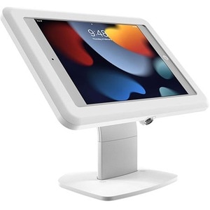 Bosstab Lockable iPad Stand - Up to 0.40" Screen Support - 10.24" Height x 11.69" Width x 6.30" Depth - Freestanding - Met