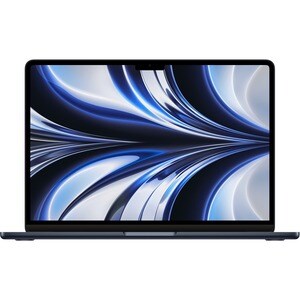 Apple Computer portatile - Apple MacBook Air MLY33T/A 34,5 cm (13,6") - 2560 x 1664 - Apple M2 Octa core (8 Core) - 8 GB Total RAM - 256 GB SSD - Midnight - Apple Chip - macOS Monterey - Display Retina, Tecnologia In-plane Switching (IPS), Tecnologia True Tone - 18 Ore - IEEE 802.11ax Wireless LAN Standard