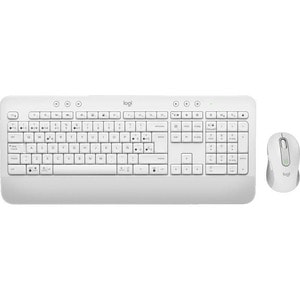 Logitech Signature MK650 Keyboard & Mouse - International English - USB Plunger Wireless Bluetooth/RF Keyboard - 118 Key -
