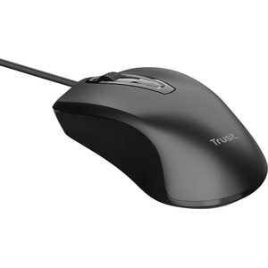 Trust Mouse - USB 2.0 Type A - Optical - 3 Button(s) - Black - Cable - 1200 dpi - Scroll Wheel - Symmetrical