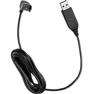 EPOS Charging Cable - For Headset - Black - 6233.6 ft Cord Length - USB