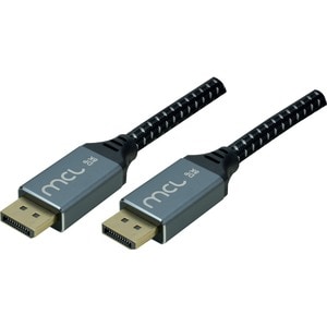 Câble A/V MCL - 2 m DisplayPort - pour Périphérique audio/vidéo - 2e bout: 1 x 20 pin DisplayPort 1.4 Digital Audio/Video 