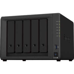 Synology DiskStation DS1522+ 5 x Total Bays SAN/NAS Storage System - AMD R1600 Dual-core (2 Core) 2.60 GHz - 8 GB RAM - DD