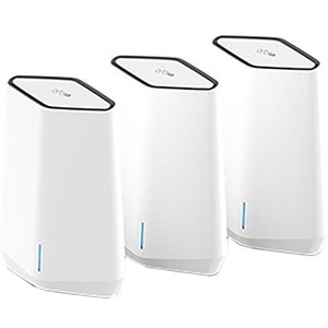 Netgear Orbi Pro SXK50B3 Wi-Fi 6 IEEE 802.11 a/b/g/n/ac/ax DSL, Cable Wireless Router - Tri Band - 2.40 GHz ISM Band - 5 G